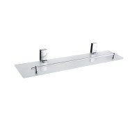 Полка стеклянная Haiba HB8807, хром