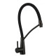 Смеситель для кухни с гибким изливом Fmark FS8255H-01, черный