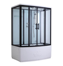 Душевая кабина (душевой бокс) Timo Standart Black T-6650B, 150x88x220