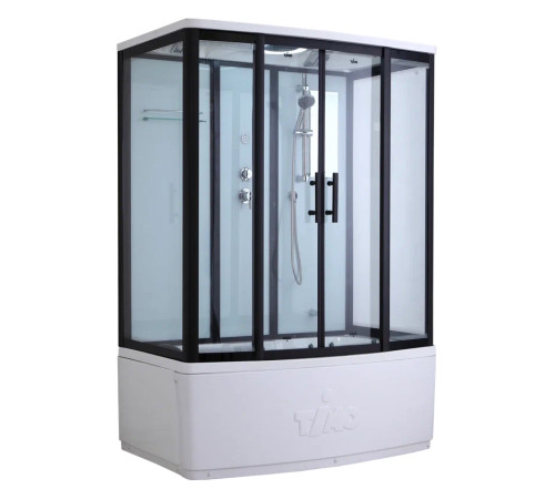 Душевая кабина (душевой бокс) Timo Standart Black T-6650B, 150x88x220