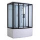 Душевая кабина (душевой бокс) Timo Standart Black T-6650B, 150x88x220