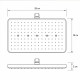 Верхний душ FRAP F030-30, хром