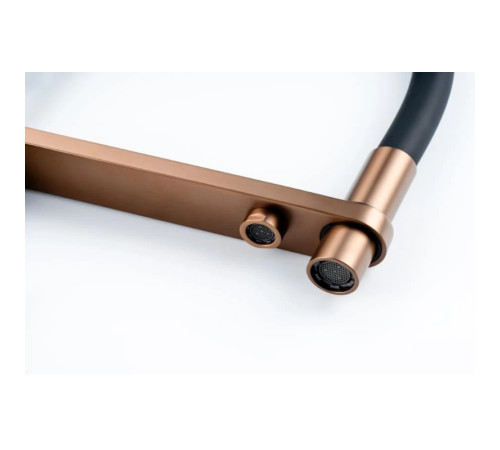 Смеситель для кухни с подключением фильтра Knotlor SS-15/RB, бронза