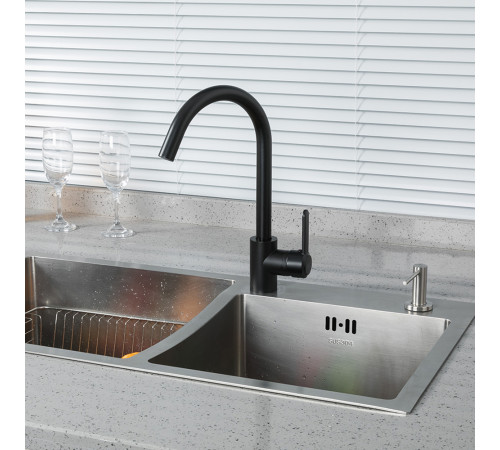 Смеситель для кухни FRUD R42052-12, черный