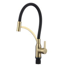 Смеситель для кухни Fmark FS8244C-01, матовое золото