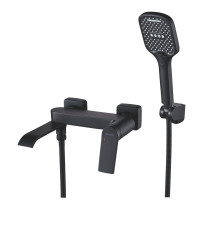 Смеситель для ванны Shevanik S4102H, черный