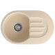 Кухонная мойка GranFest SMART 685L, бежевый