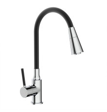 Смеситель для кухни с гибким изливом и режимом душ FRAP F4044, хром
