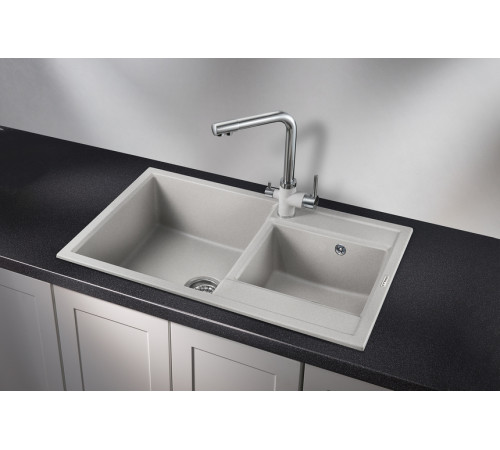 Кухонная мойка Granula 8201, БАЗАЛЬТ