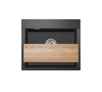 Кухонная мойка Granula 5804, ЧЁРНЫЙ