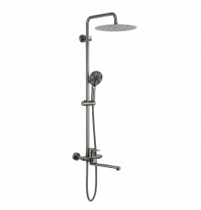 Душевая система FRAP F24806-9, оружейная сталь