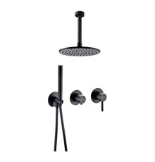 Душевая система встраиваемая FILARETE FL1032BL, черный