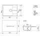 Кухонная мойка Ulgran Quartz Prima 650-06, трюфель