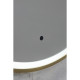 Зеркало Silver Mirrors Делуна/Deluna D700 TX (алюм. профиль, цвет золото бесконтактный сенсор)