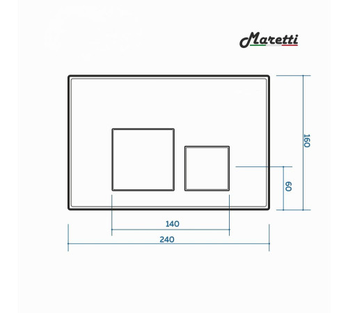 Комплект Maretti 3 в 1: унитаз UM10PBM76-844, инсталляция AC11P5211, кнопка AC12EL-740