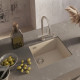 Кухонная мойка Rivelato Скалино 403-Л, темно-бежевый