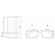 Душевая кабина Timo Comfort Fabric Glass T-8820LF, 120x85x220