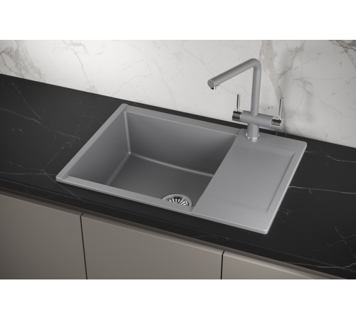 Кухонная мойка Granula 7003, АЛЮМИНИУМ