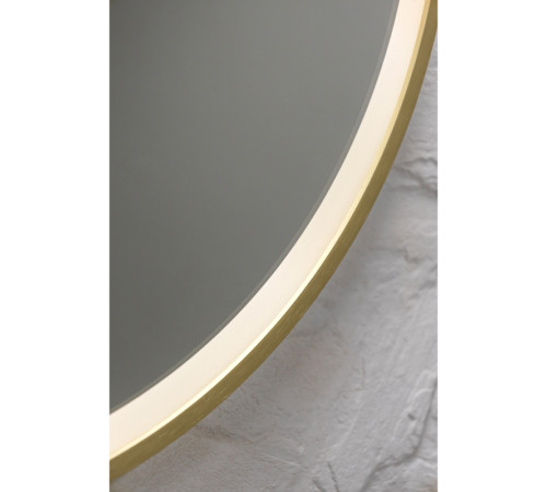 Зеркало Silver Mirrors Делуна/Deluna D800 2.2 (TX ,алюм. профиль, цвет золото, подогрев, сенсорный выключатель)