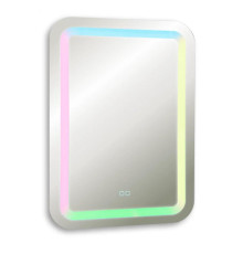 Зеркало Silver Mirrors Malta-RGB 550х800 (сенсорный выключатель, мульти-цвет)