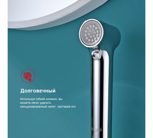 Смеситель для раковины с гигиеническим душем Raglo R03.12, хром