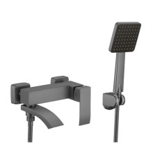Смеситель для ванны Fmark FS8624-1Q, графит