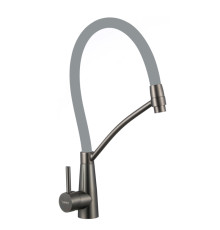 Смеситель для кухни с гибким изливом Fmark FS8255Q-04, графит
