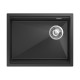 Кухонная мойка Rivelato Лино 554-Р, антрацит