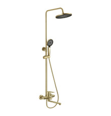 Душевая система Fmark FS8845-25C, матовое золото