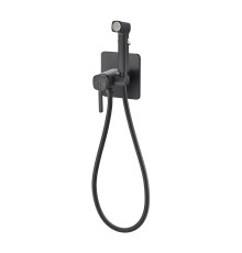 Гигиенический душ со смесителем Rose R245H, черный