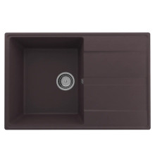 Кухонная мойка Ulgran Quartz Prima 750-06, трюфель