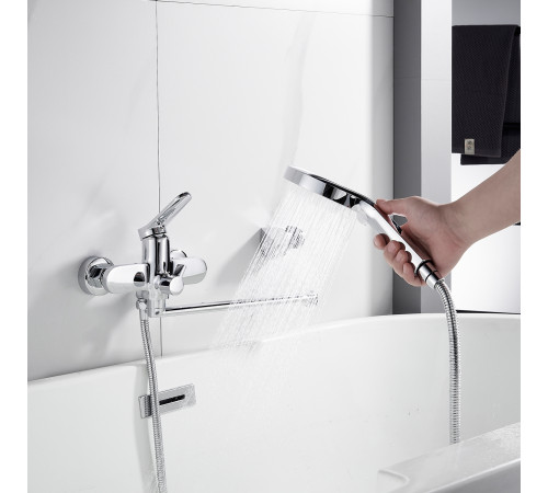 Смеситель для ванны Shevanik S4322, хром