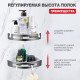 Полка для ванной комнаты угловая Raglo R340.01.09, графит