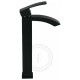 Смеситель для раковины высокий FILARETE Waterfall FL6010BL, черный