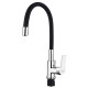 Смеситель для кухни с гибким изливом Esko Coral CL 519 B/CL519CrB , хром/черный