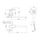 Смеситель для ванны Savol S-600709, хром