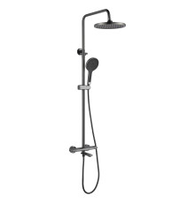 Душевая система Rose R3936T, оружейная сталь