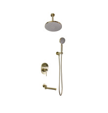 Душевая система встраиваемая Bronze de Luxe SCANDI 14582/1BR, бронза