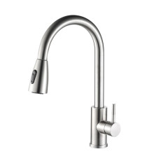 Смеситель для кухни Haiba HB73304-2, сталь