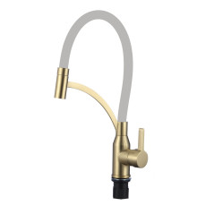 Смеситель для кухни Fmark FS8244C-04, матовое золото
