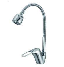 Смеситель для кухни с гибким изливом D-Lin D150628-T, хром
