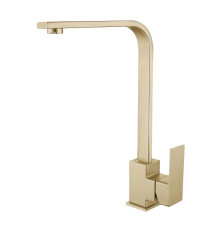 Смеситель для кухни Fmark FS8132C, матовое золото
