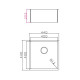Кухонная мойка Grandex Aqua Proline 3034132, медь