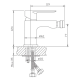 Смеситель для биде Haiba HB50505