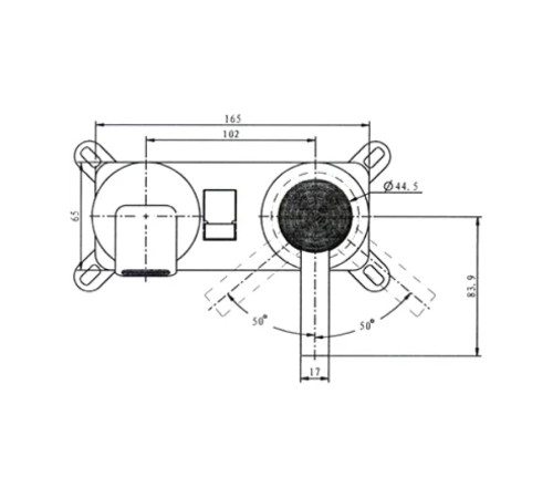Смеситель для раковины SMARTFLOW SMF0102-R01CP, хром