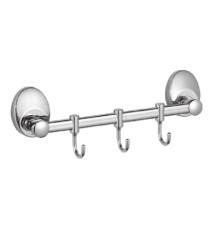 Планка с крючками для полотенец Haiba HB1615-3, хром