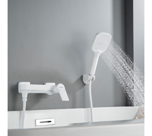 Смеситель для ванны Shevanik S4102C, белый