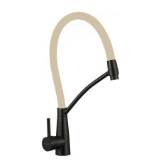 Смеситель для кухни с гибким изливом Fmark FS8255H-12, черный