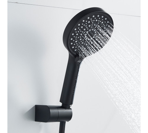 Смеситель для душа Shevanik S4716H, черный
