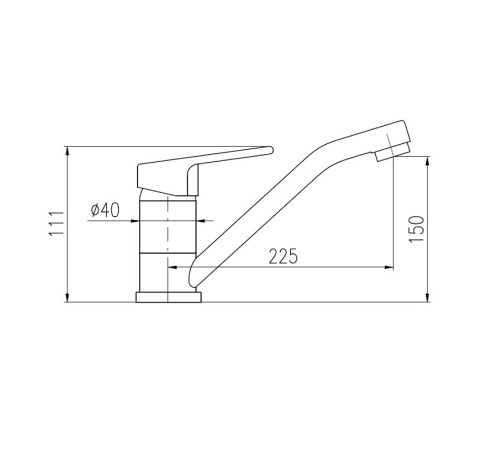 Смеситель для кухни Rav Slezak Colorado CO205.5
